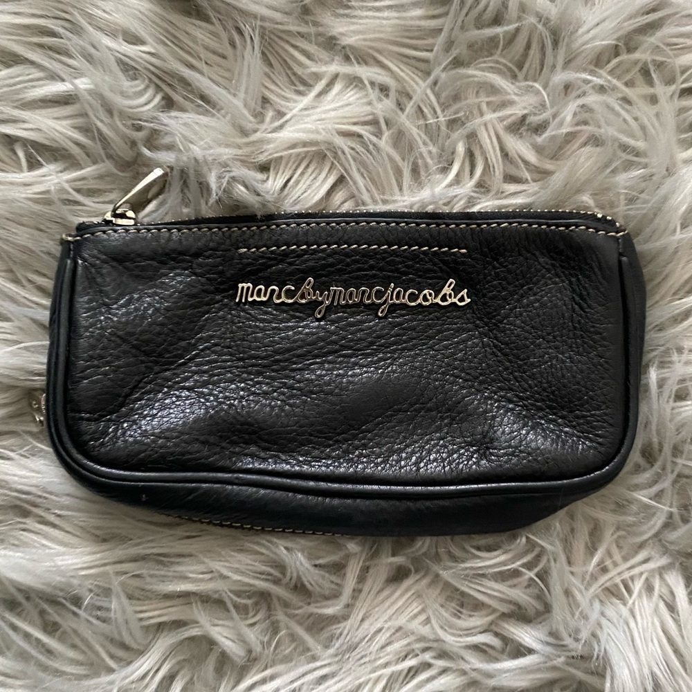 Marc by Marc Jacobs leather makeup bag